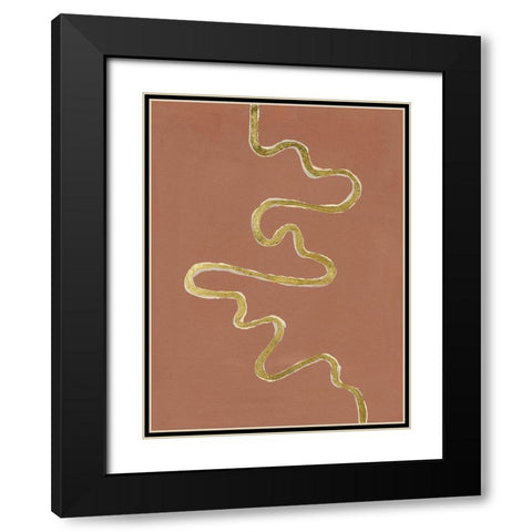 Oxbow VIII Black Modern Wood Framed Art Print with Double Matting by Willett, Michael
