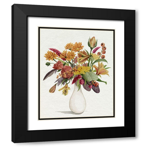 End of Season Bouquet I Black Modern Wood Framed Art Print with Double Matting by Popp, Grace