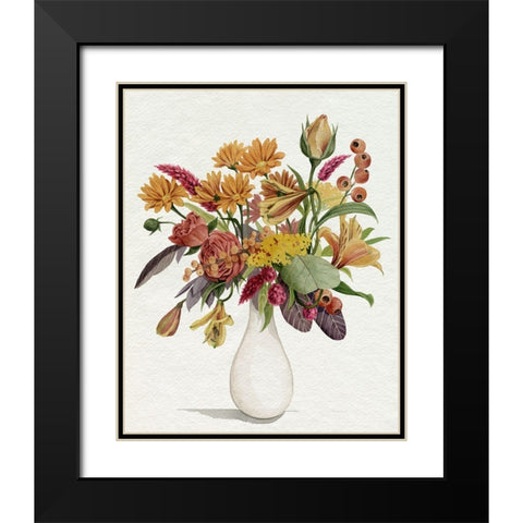 End of Season Bouquet I Black Modern Wood Framed Art Print with Double Matting by Popp, Grace