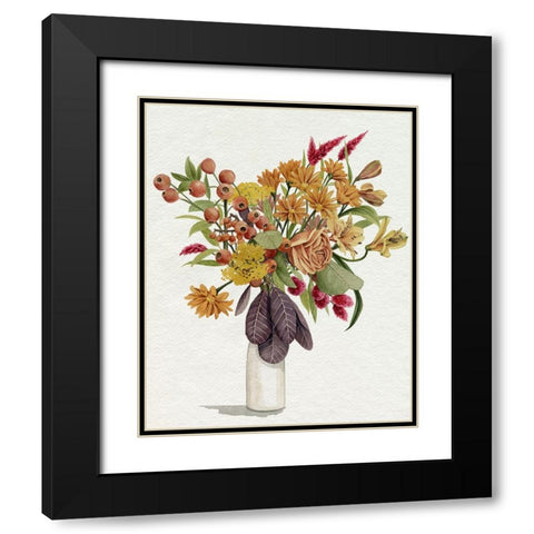 End of Season Bouquet II Black Modern Wood Framed Art Print with Double Matting by Popp, Grace