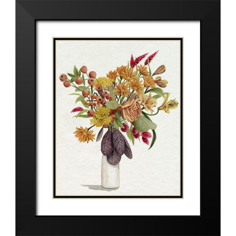 End of Season Bouquet II Black Modern Wood Framed Art Print with Double Matting by Popp, Grace