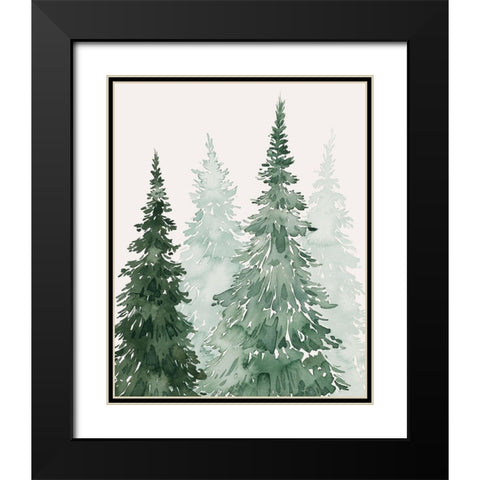 Winter Washed Coppice II Black Modern Wood Framed Art Print with Double Matting by Popp, Grace