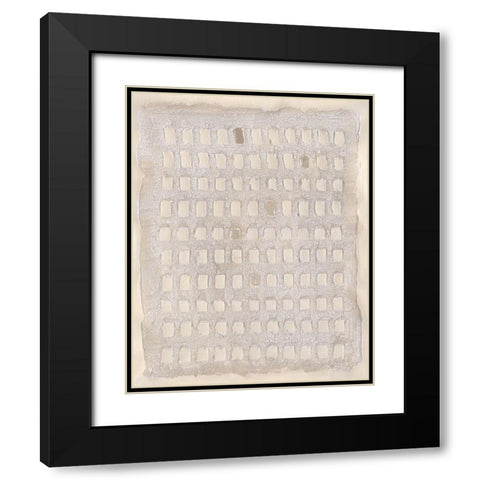 Pearl Punch Card I Black Modern Wood Framed Art Print with Double Matting by Willett, Michael
