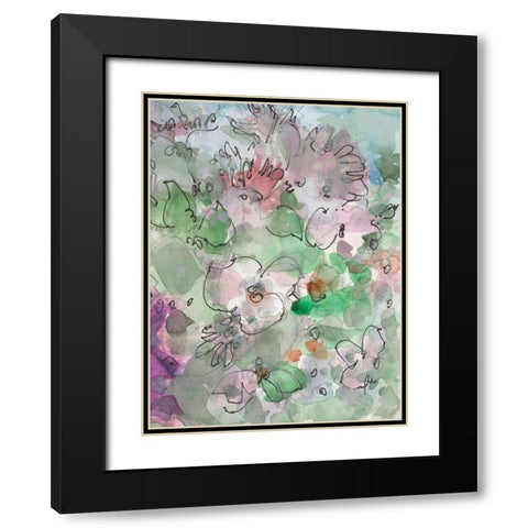 Dainty Details I Black Modern Wood Framed Art Print with Double Matting by Dixon, Samuel