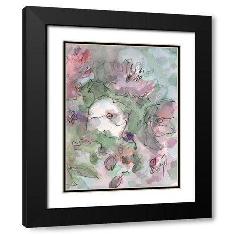 Dainty Details II Black Modern Wood Framed Art Print with Double Matting by Dixon, Samuel