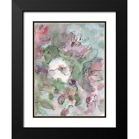 Dainty Details II Black Modern Wood Framed Art Print with Double Matting by Dixon, Samuel