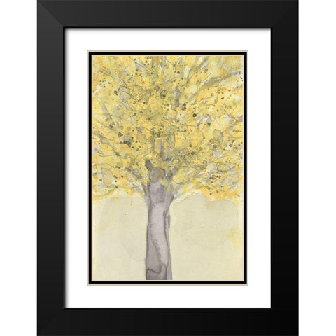 Yellow Autumn Moment I Black Modern Wood Framed Art Print with Double Matting by Dixon, Samuel