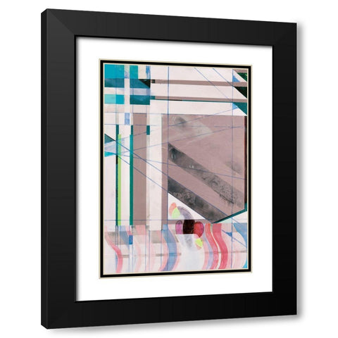 LTower 5a Black Modern Wood Framed Art Print with Double Matting by Cartissi