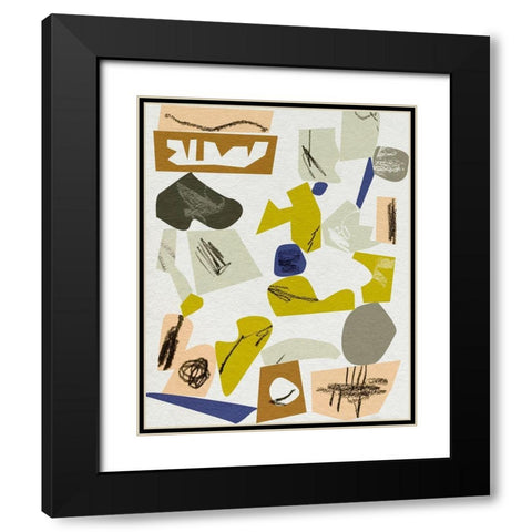 High Reach III Black Modern Wood Framed Art Print with Double Matting by Wang, Melissa