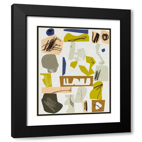 High Reach IV Black Modern Wood Framed Art Print with Double Matting by Wang, Melissa