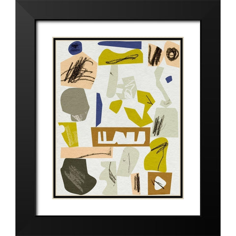 High Reach IV Black Modern Wood Framed Art Print with Double Matting by Wang, Melissa