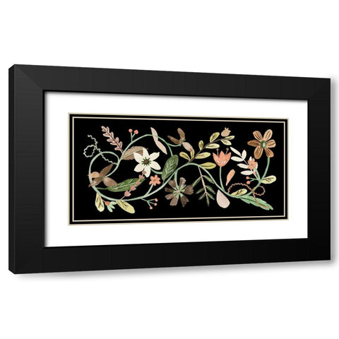 Sweet Fest V Black Modern Wood Framed Art Print with Double Matting by Wang, Melissa