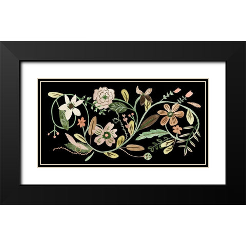 Sweet Fest VI Black Modern Wood Framed Art Print with Double Matting by Wang, Melissa