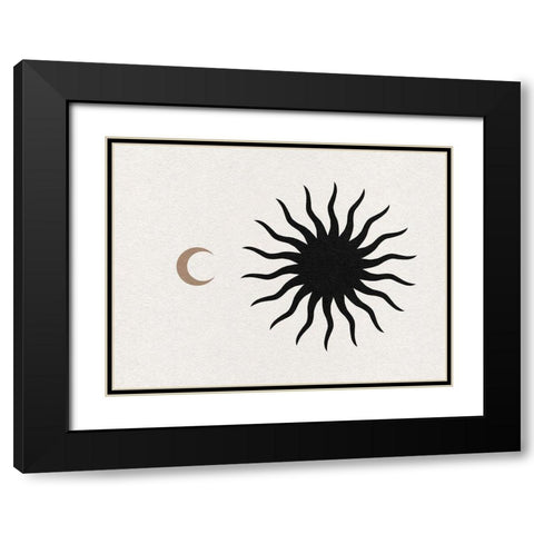 Starry Spirit I Black Modern Wood Framed Art Print with Double Matting by Green, Jacob