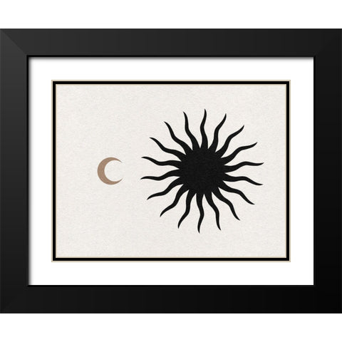 Starry Spirit I Black Modern Wood Framed Art Print with Double Matting by Green, Jacob