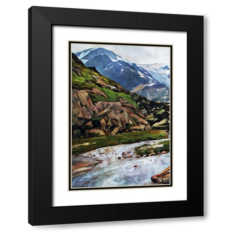 Susten Pass Worth Taking I Black Modern Wood Framed Art Print with Double Matting by Aldridge, Ashley