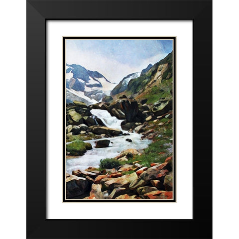 Susten Pass Worth Taking II Black Modern Wood Framed Art Print with Double Matting by Aldridge, Ashley