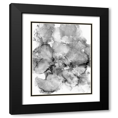 Neutral Crystal Black Modern Wood Framed Art Print with Double Matting by Curinga, Kim
