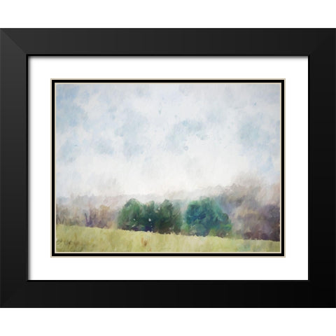Trees In Color Black Modern Wood Framed Art Print with Double Matting by Curinga, Kim