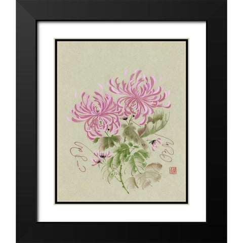 Waltz Time Black Modern Wood Framed Art Print with Double Matting by Rae, Nan