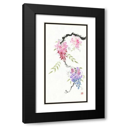 Dreaming in Color Black Modern Wood Framed Art Print with Double Matting by Rae, Nan