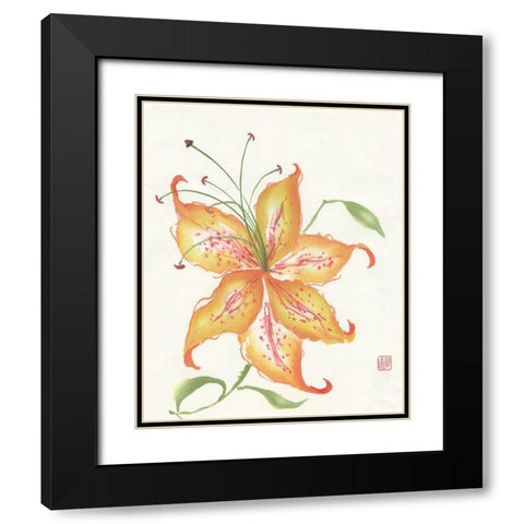 Glory Black Modern Wood Framed Art Print with Double Matting by Rae, Nan