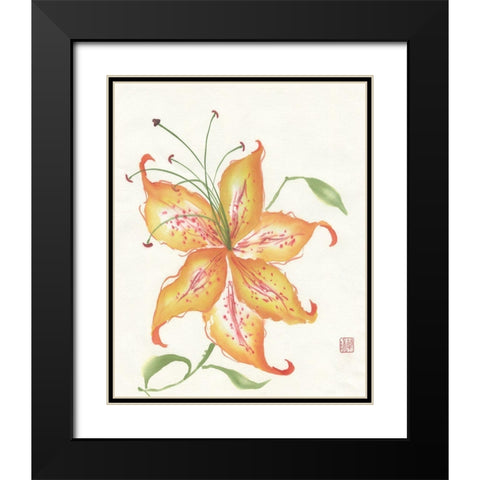 Glory Black Modern Wood Framed Art Print with Double Matting by Rae, Nan