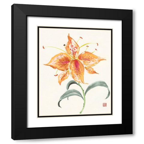 Pinwheel Passion Black Modern Wood Framed Art Print with Double Matting by Rae, Nan