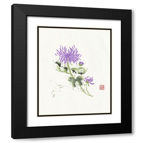 One of Four I Black Modern Wood Framed Art Print with Double Matting by Rae, Nan