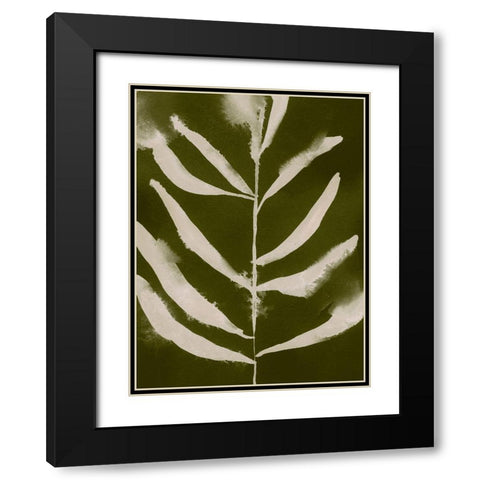 Organic Bloom II Black Modern Wood Framed Art Print with Double Matting by Barnes, Victoria