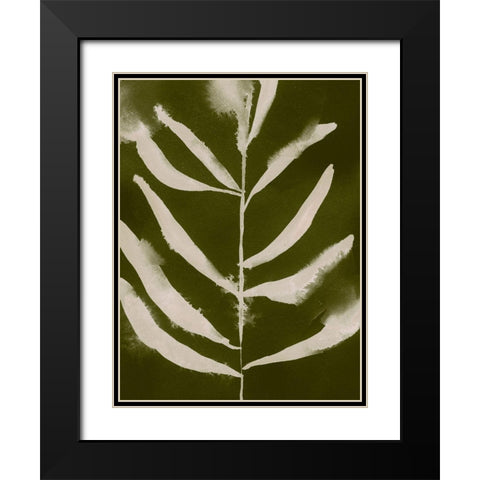 Organic Bloom II Black Modern Wood Framed Art Print with Double Matting by Barnes, Victoria