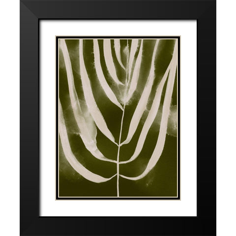 Organic Bloom III Black Modern Wood Framed Art Print with Double Matting by Barnes, Victoria