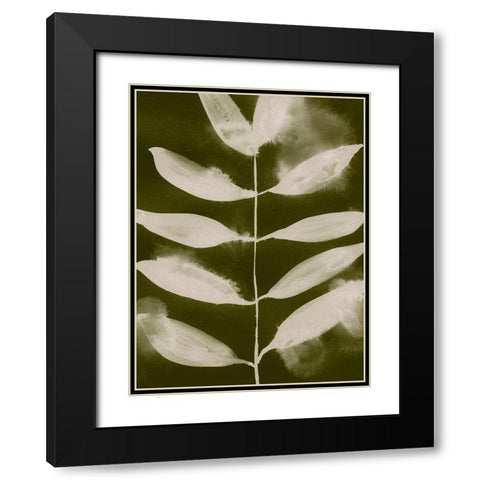 Organic Bloom V Black Modern Wood Framed Art Print with Double Matting by Barnes, Victoria