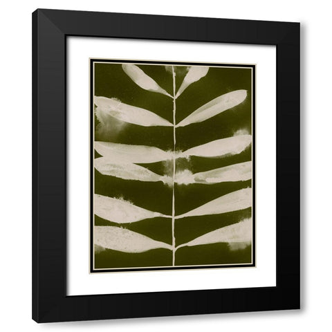 Organic Bloom VI Black Modern Wood Framed Art Print with Double Matting by Barnes, Victoria