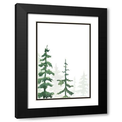 Rustic Simplicity I Black Modern Wood Framed Art Print with Double Matting by Chandler, Sharon