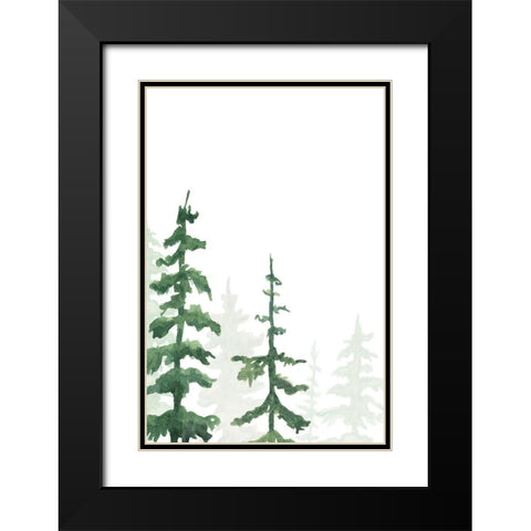 Rustic Simplicity I Black Modern Wood Framed Art Print with Double Matting by Chandler, Sharon