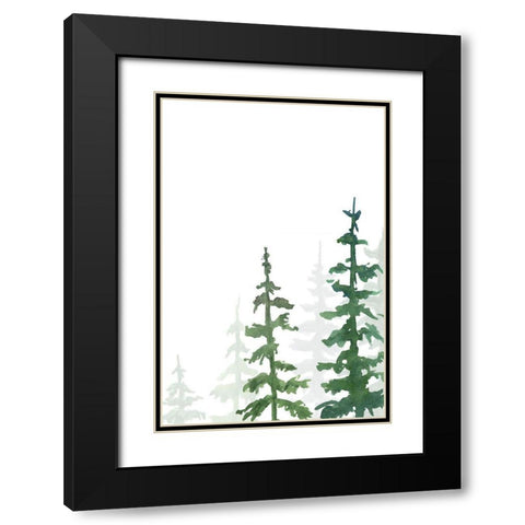 Rustic Simplicity II Black Modern Wood Framed Art Print with Double Matting by Chandler, Sharon