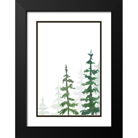 Rustic Simplicity II Black Modern Wood Framed Art Print with Double Matting by Chandler, Sharon