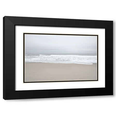 November Beach III Black Modern Wood Framed Art Print with Double Matting by Chandler, Sharon