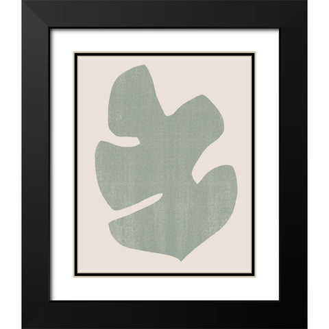 Palm Morph I Black Modern Wood Framed Art Print with Double Matting by Vess, June Erica