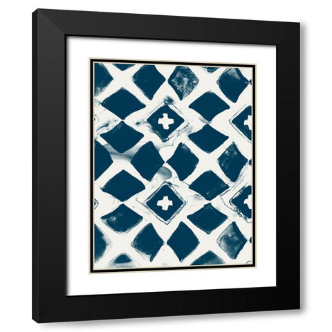 Monochrome Signals III Black Modern Wood Framed Art Print with Double Matting by Vess, June Erica