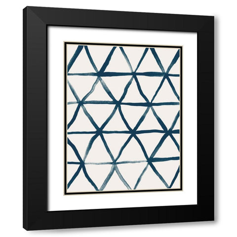 Monochrome Signals VII Black Modern Wood Framed Art Print with Double Matting by Vess, June Erica