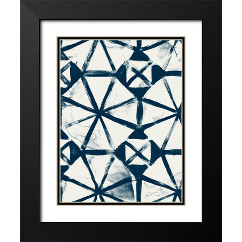 Monochrome Signals VIII Black Modern Wood Framed Art Print with Double Matting by Vess, June Erica