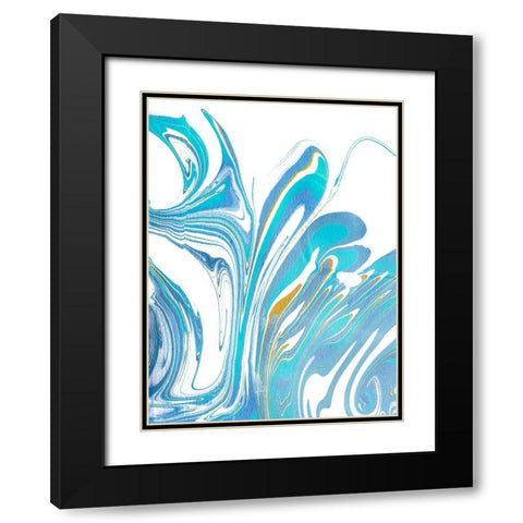 Galaxie I Black Modern Wood Framed Art Print with Double Matting by Longley, Alicia