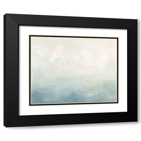 Tone Scape III Black Modern Wood Framed Art Print with Double Matting by Vess, June Erica