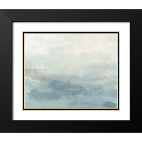 Tone Scape V Black Modern Wood Framed Art Print with Double Matting by Vess, June Erica