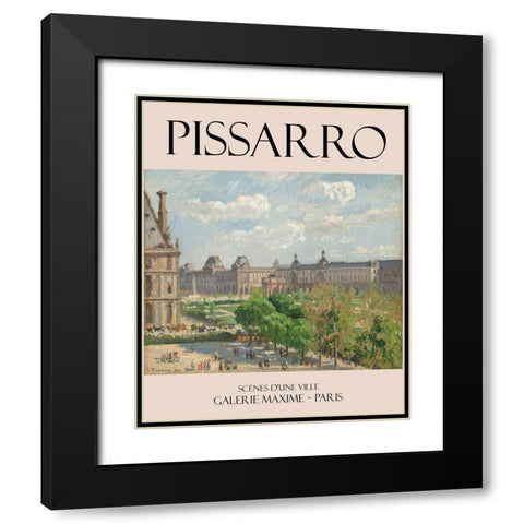 Master Show I Black Modern Wood Framed Art Print with Double Matting by Green, Jacob