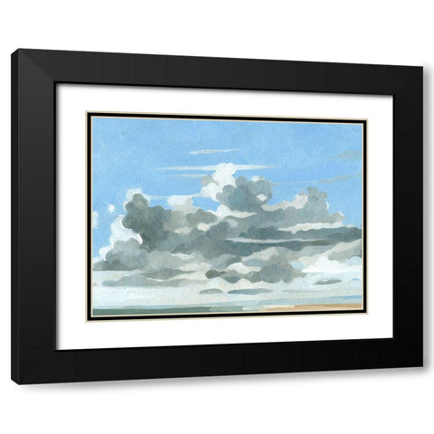 Oceanic Clouds III Black Modern Wood Framed Art Print with Double Matting by Caroline, Emma