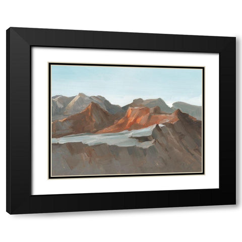 Western Plateau I Black Modern Wood Framed Art Print with Double Matting by Harper, Ethan