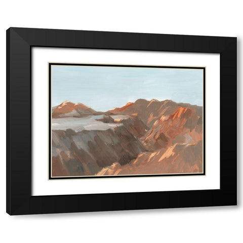 Western Plateau II Black Modern Wood Framed Art Print with Double Matting by Harper, Ethan